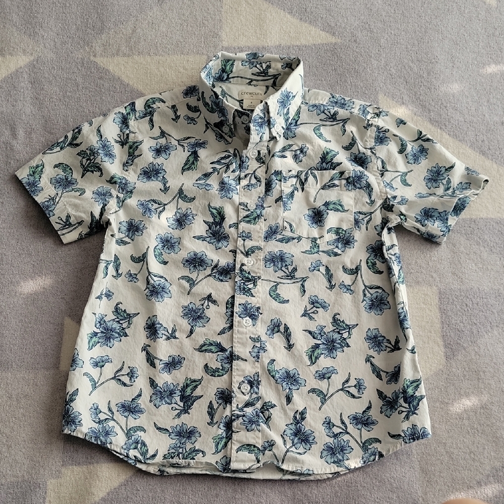 Crewcuts (J Crew) Floral Shirt